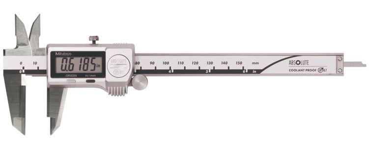 Mitutoyo ABSOLUTE Digimatic IP67 keményfém betétes digitális tolómérő, 0-6", 0.0005" (0.01 mm) (500-737-20) termék fő termékképe