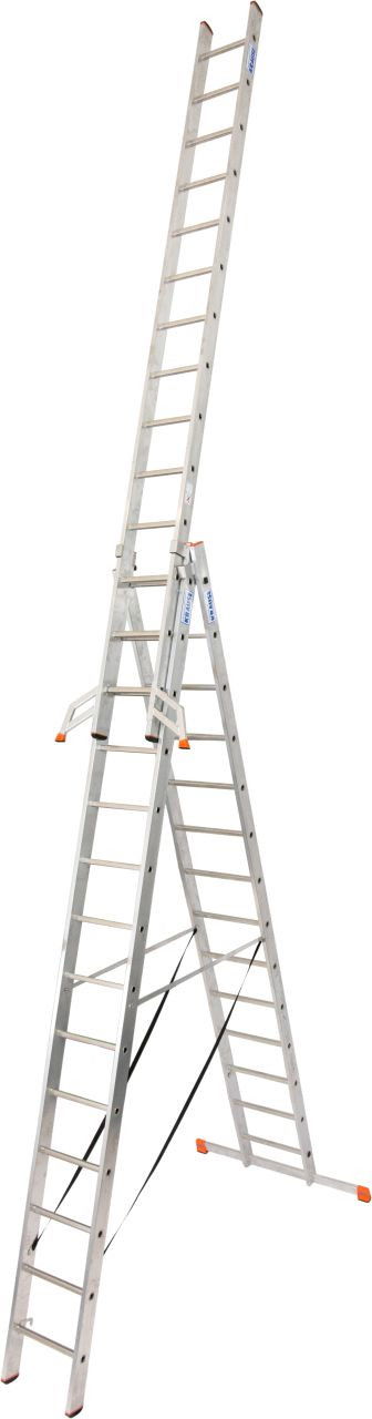 Krause MONTO Tribilo háromrészes létrafokos sokcélú létra, 3x14 fokos termék fő termékképe